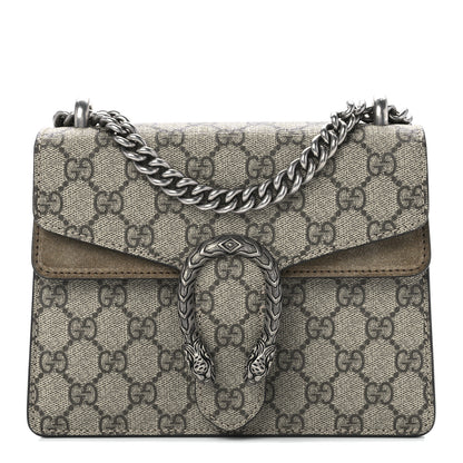 Gucci GG Supreme Monogram Mini Dionysus Shoulder Bag Taupe 1 of 12