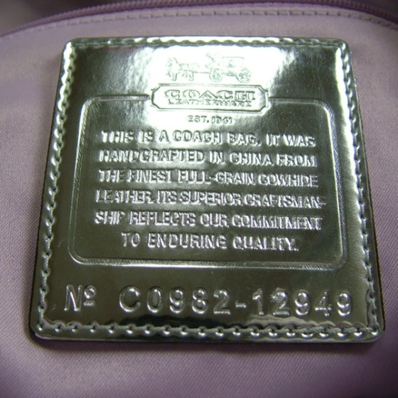 FASHIONPHILE COACHLeatherMadisonSABRINAToteGrey 9 of 10