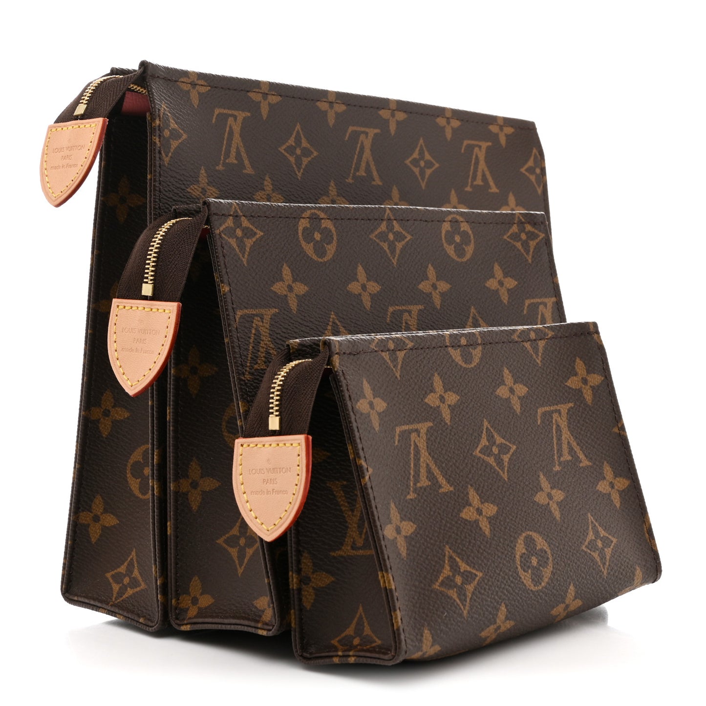 Monogram Trio Toilet Pouch Set