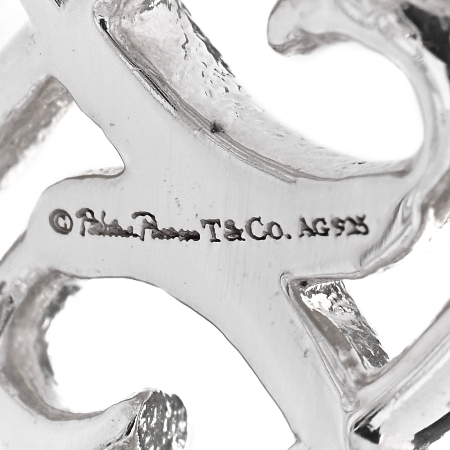 Sterling Silver Paloma Picasso Loving Heart Band Ring 49 5