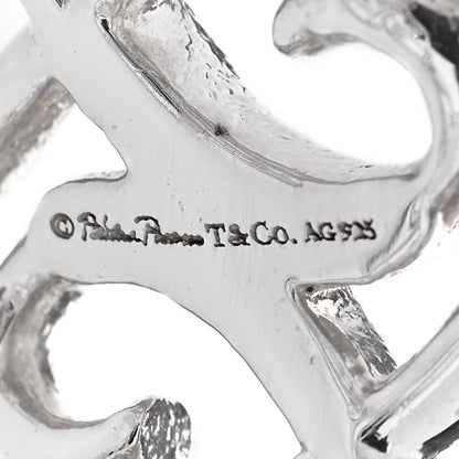 Tiffany Sterling Silver Paloma Picasso Loving Heart Band Ring 49 5 4 of 4