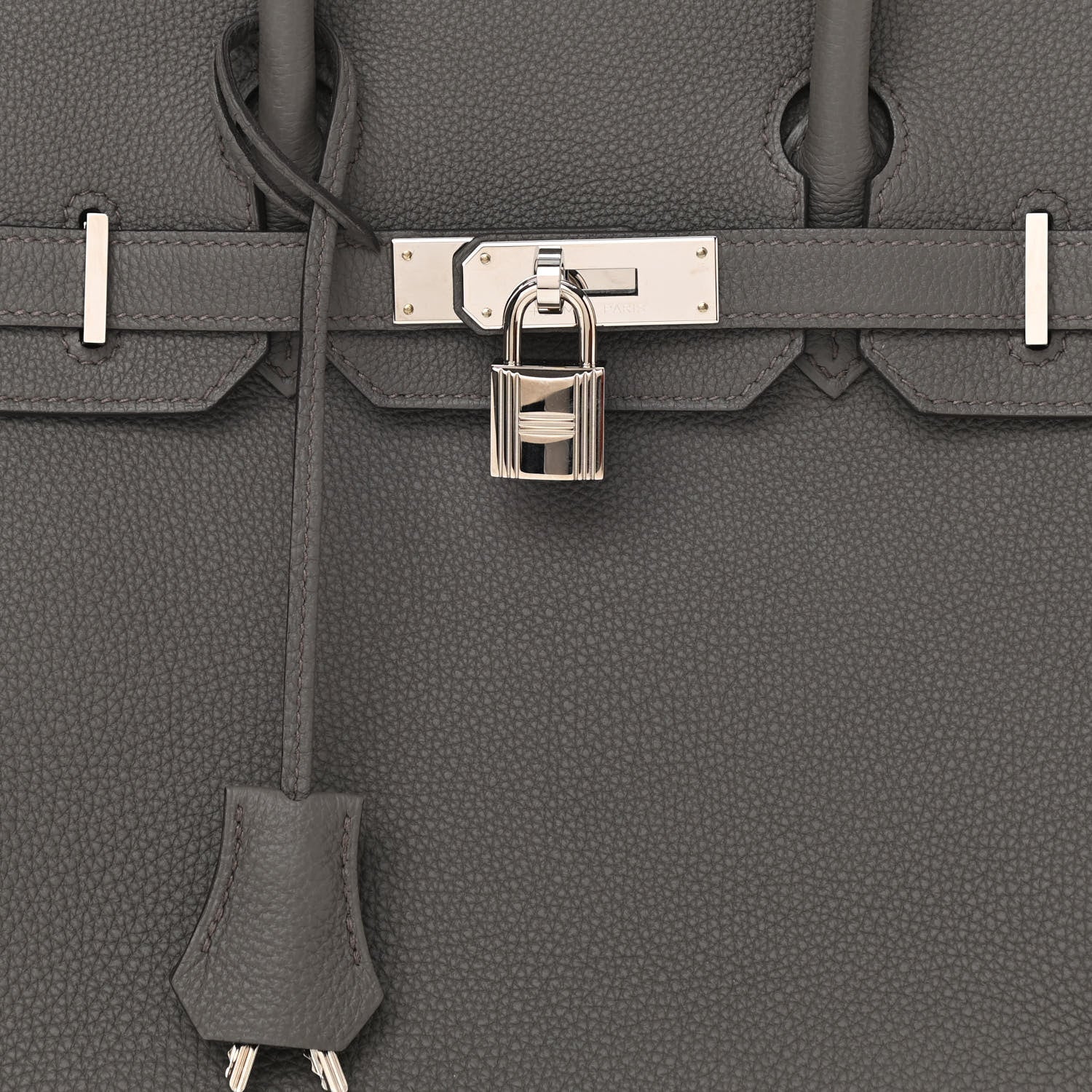 Hermes Togo Birkin 30 Etain 8 of 11