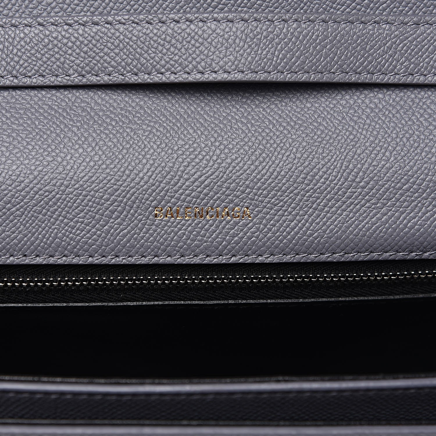 Balenciaga Grained Calfskin Logo S Ville Day Bag Gris Perle Fonce White 6 of 11