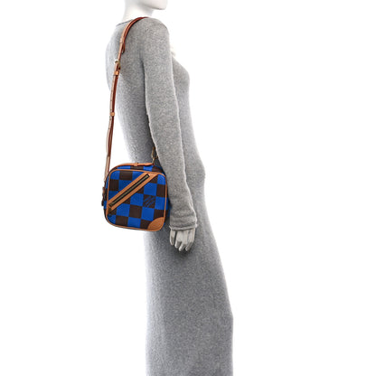 Louis Vuitton Damier Pop Chess Messenger Blue 2 of 9