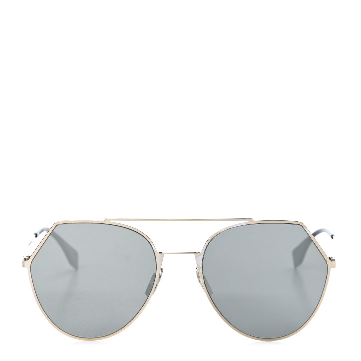 Metal Geometric Sunglasses FF 0194/S