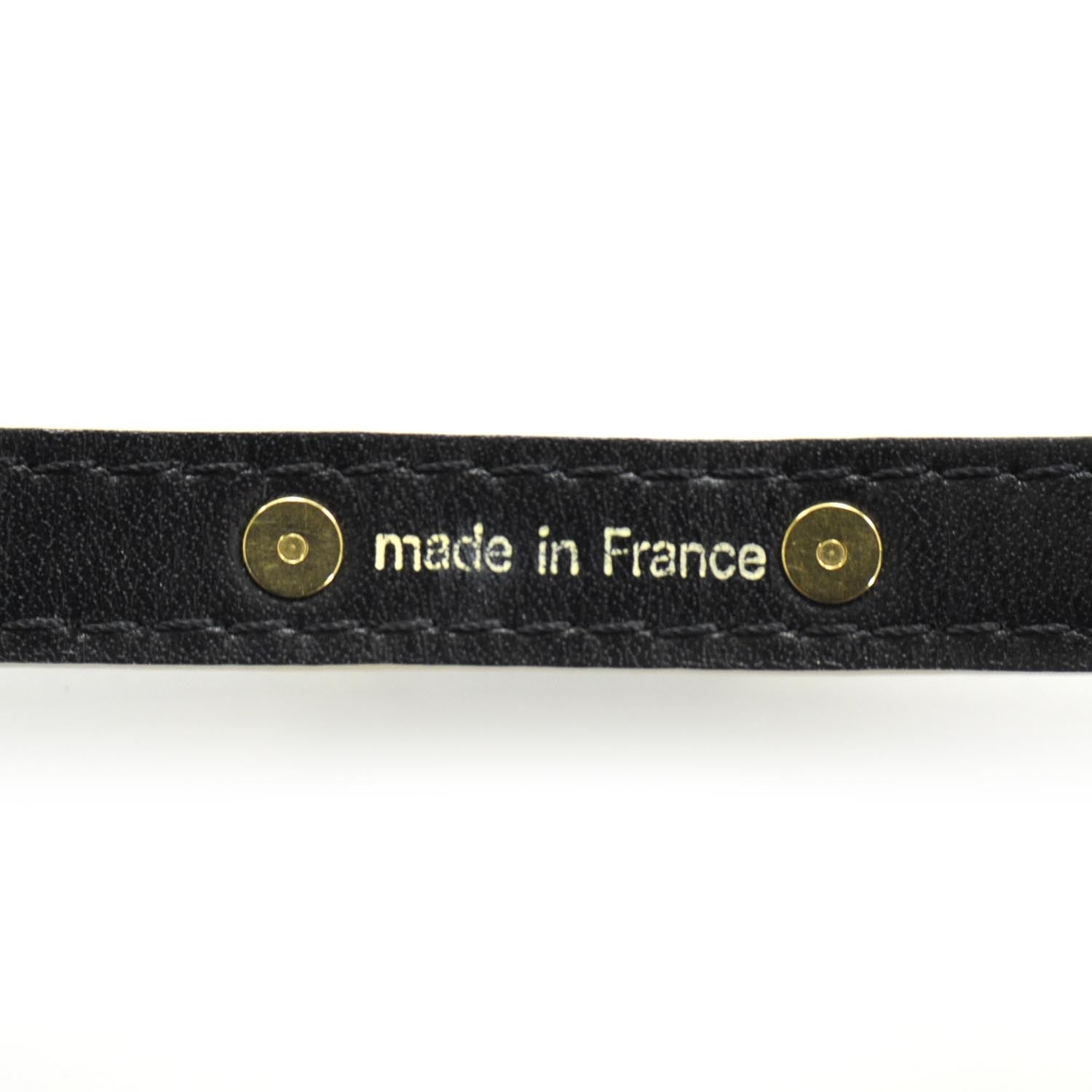 Louis Vuitton Suhali Double Tour Bracelet Black 3 of 6