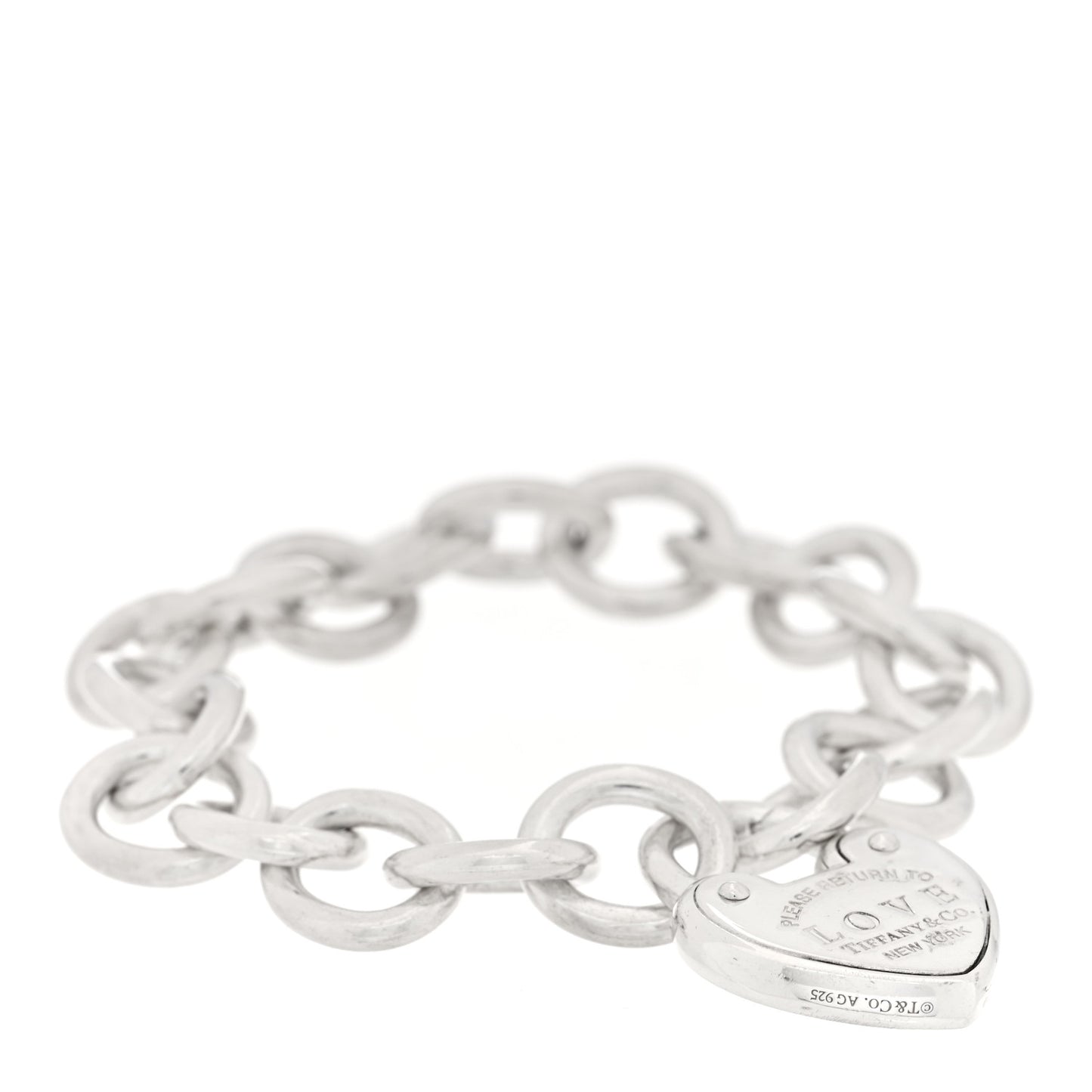 Sterling Silver Return to Tiffany Love Lock Bracelet