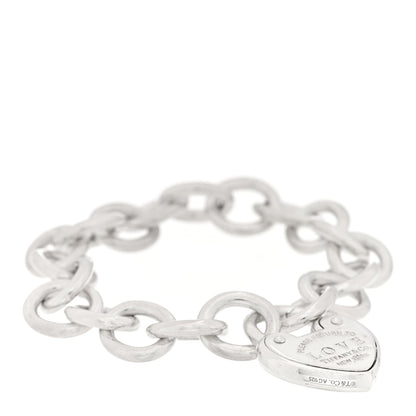 Tiffany Sterling Silver Return to Tiffany Love Lock Bracelet 1 of 3
