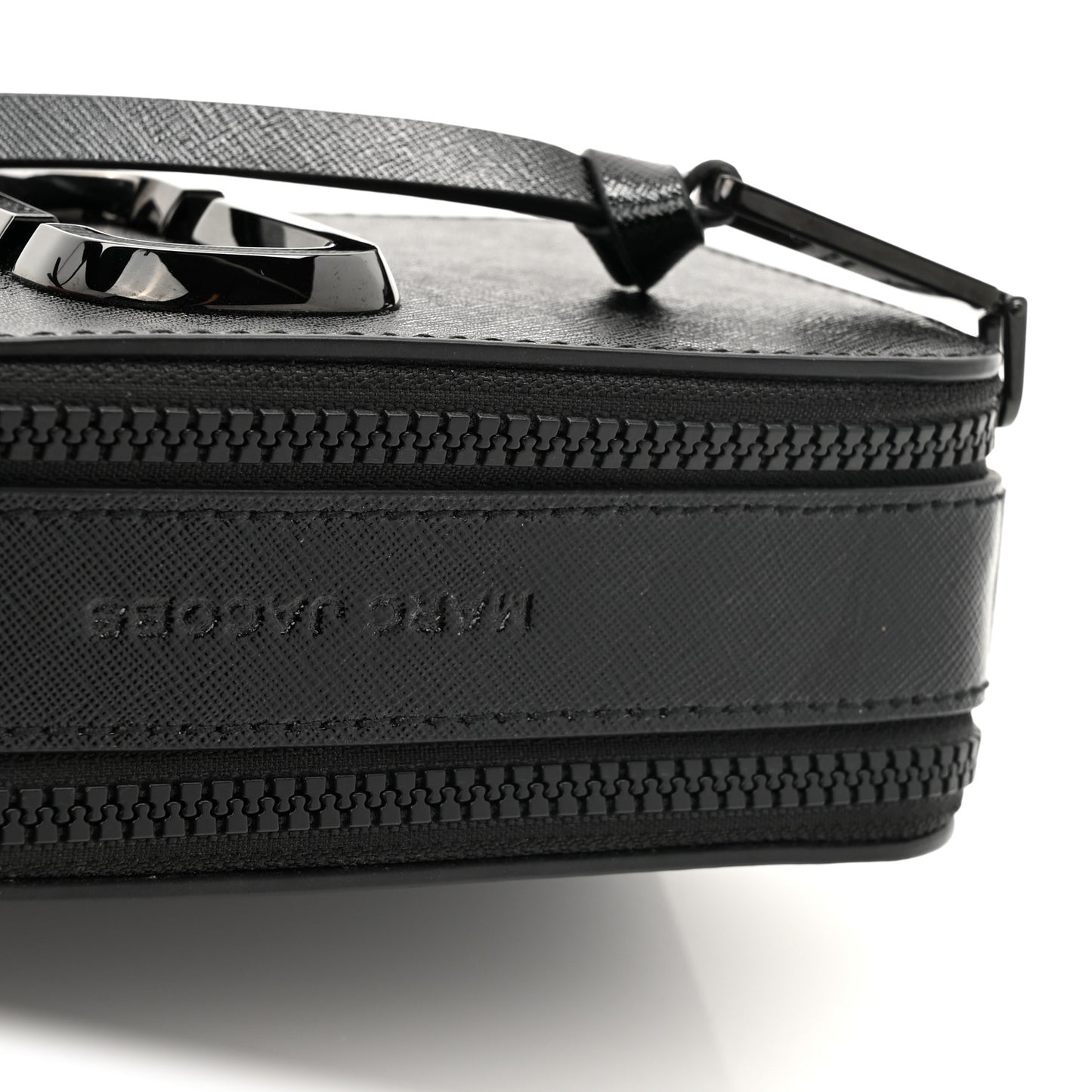 Saffiano Snapshot Camera Bag Black