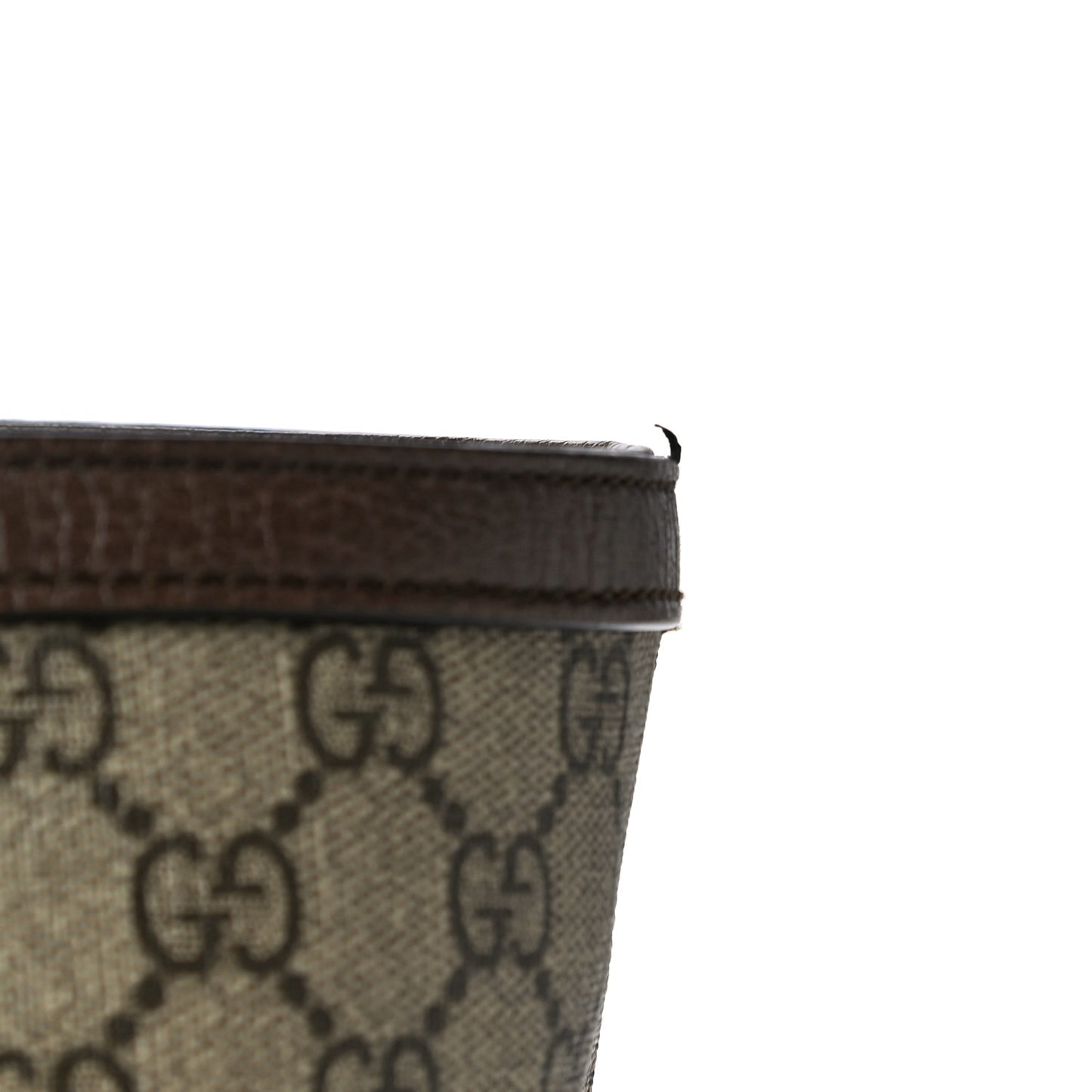 GG Supreme Monogram Medium Ophidia Shopping Tote Brown