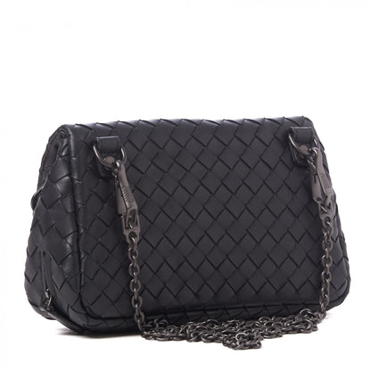 Bottega Veneta Nappa Intrecciato Small Chain Crossbody Black 3 of 10