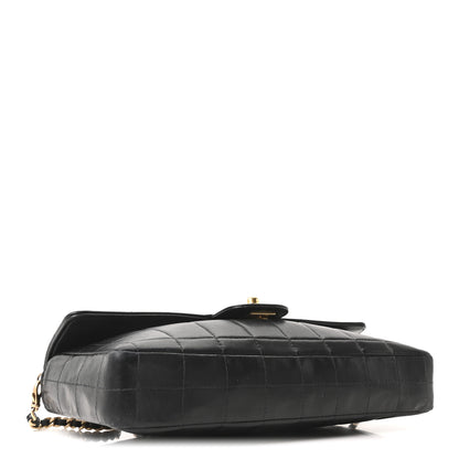 Chanel Lambskin East West Chocolate Bar Flap Black 4 of 10