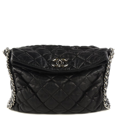 Chanel Washed Lambskin Chain Around Hobo Black 1 of 8