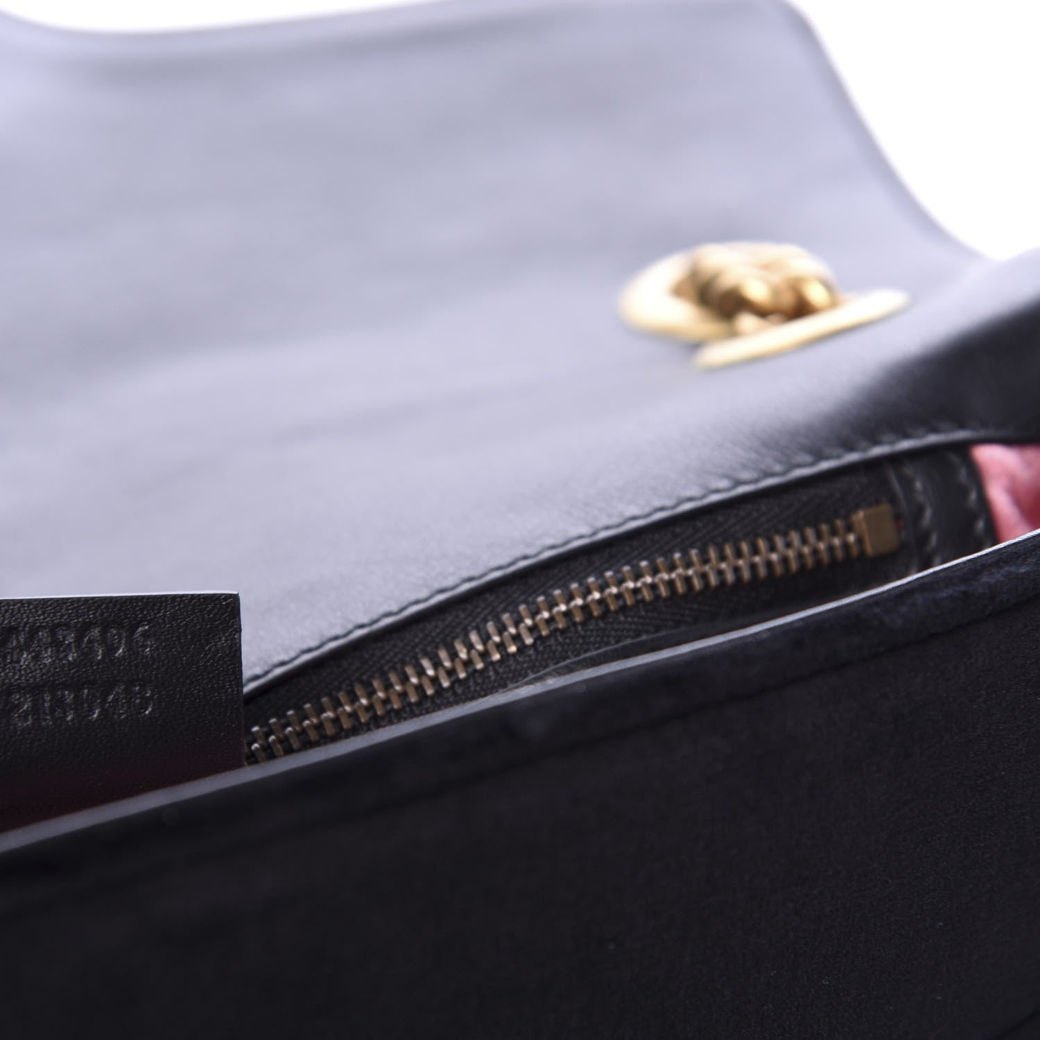 Gucci Velvet Matelasse Loved Embroidered Medium GG Marmont Shoulder Bag Black 9 of 10