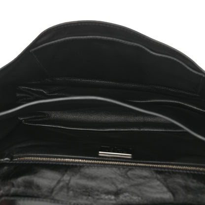 Prada Glossy Calfskin Medium Sound Shoulder Bag Black 5 of 12