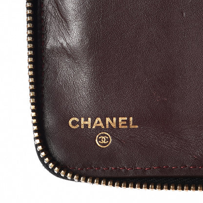 Chanel Caviar Quilted Large Zip Around Organizer Wallet Black 10 of 13