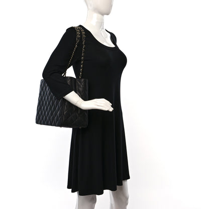 Chanel Caviar Quilted Small Shopping Tote Black 2 of 14