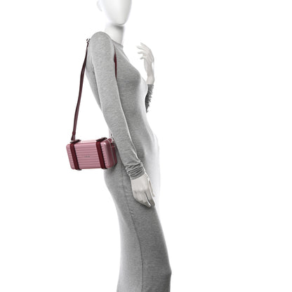 Christian Dior X RIMOWA Aluminum Personal Clutch On Strap Rose 2 of 11
