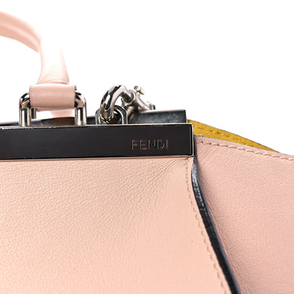 Fendi Vitello Dolce Shiny Nappa Petite 3Jours Tote Beige Chantilly 24 of 25