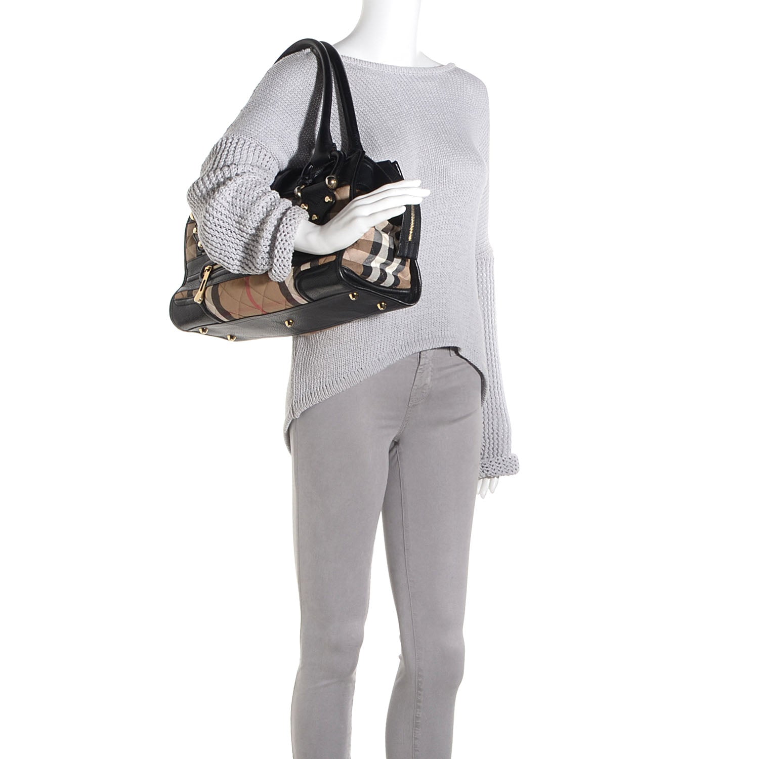 Burberry House Check Large Manor Tote 2 of 9