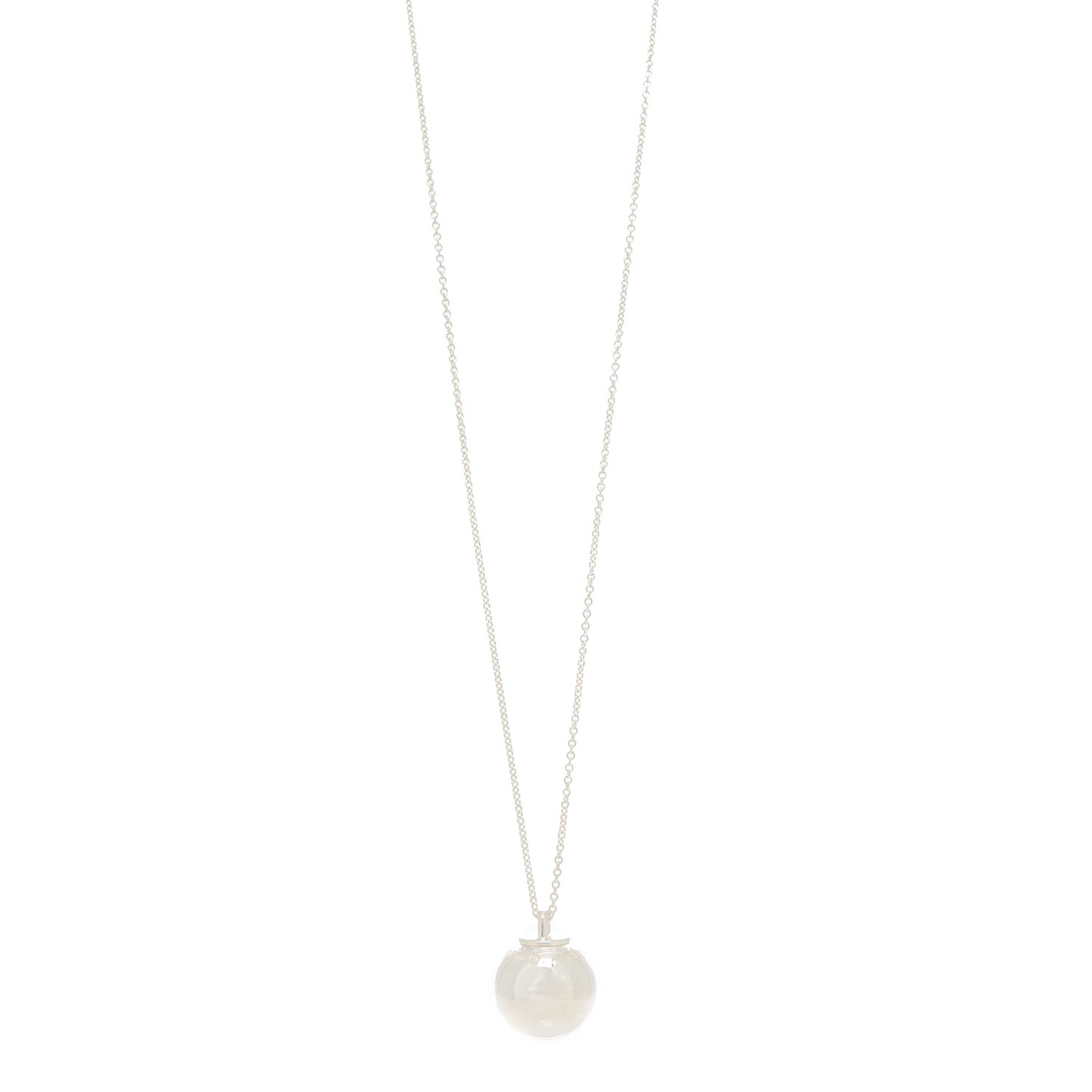 Sterling Silver 19mm HardWear Ball Pendant Necklace