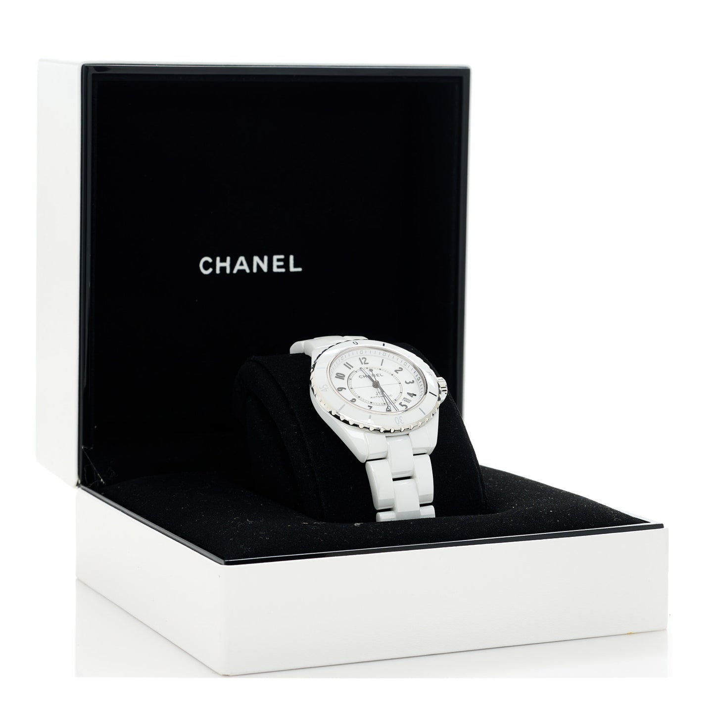 Stainless Steel Ceramic 38mm J12 Automatic Watch White