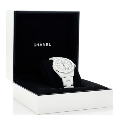 Chanel Stainless Steel Ceramic 38mm J12 Automatic Watch White 5 of 5