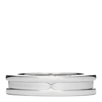 Bulgari 18K White Gold B.Zero1 One-Band Ring 52 6 3 of 5