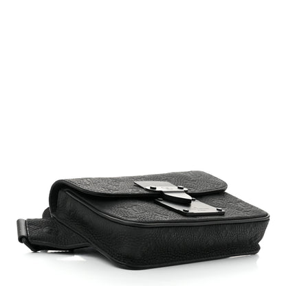 Louis Vuitton Taurillon Monogram S Lock Sling Bag Black 4 of 9