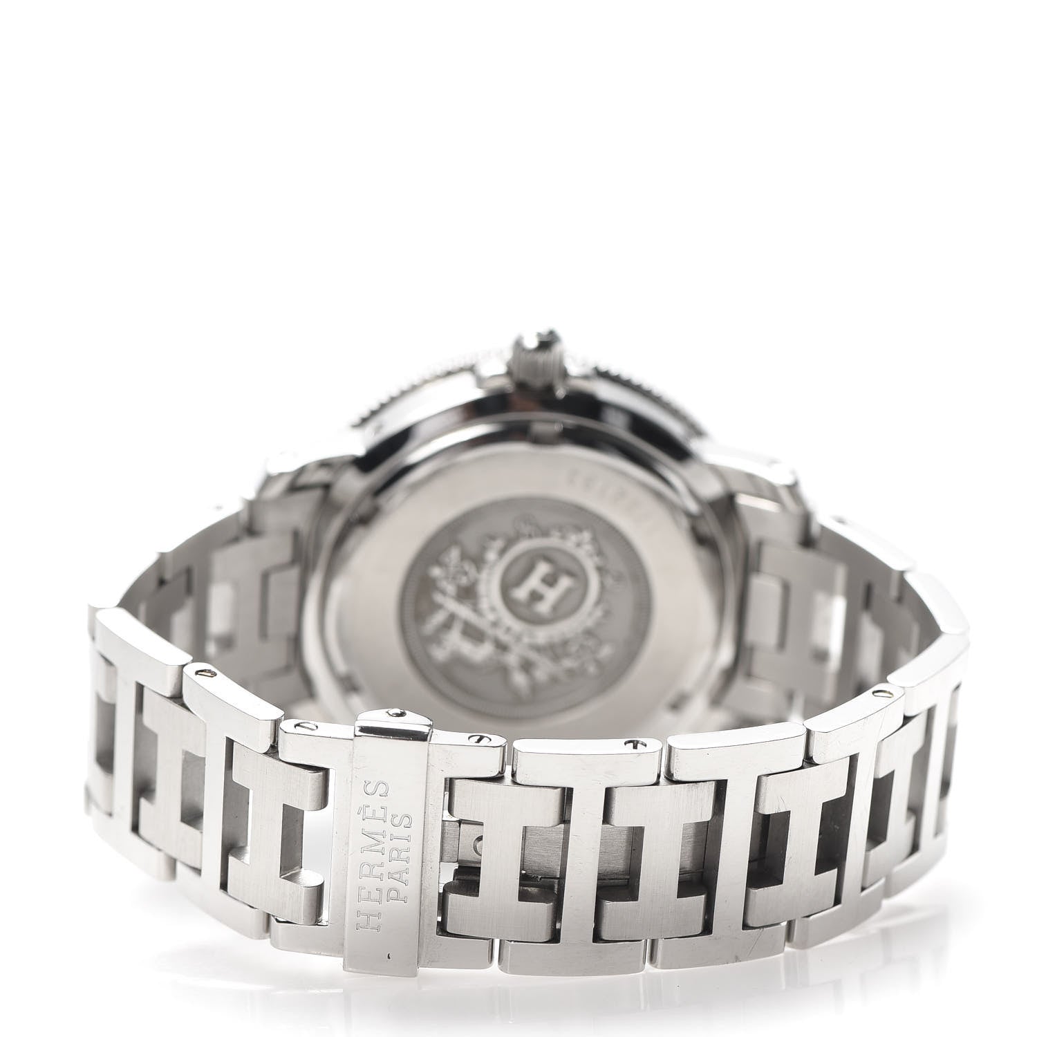 Hermes Stainless Steel 38mm Clipper Diver Quartz Watch Blue 4 of 6