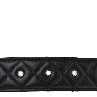 Chanel Calfskin Quilted CC Chain Belt 75 Black 7 of 7