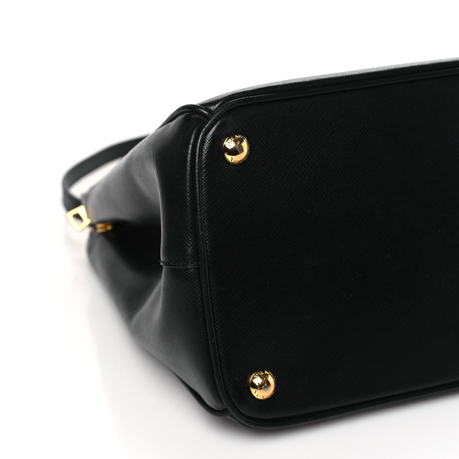 Prada Saffiano Medium Galleria Double Zip Tote Black 9 of 13