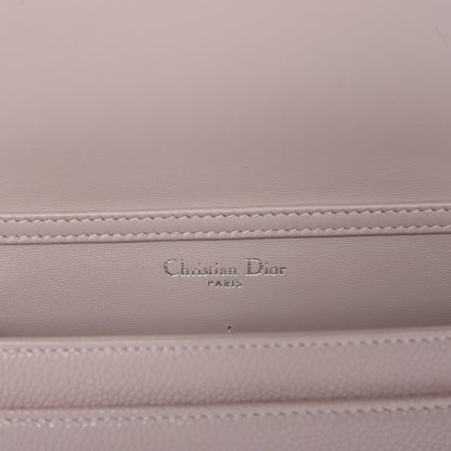 Christian Dior Grained Calfskin Diorama Wallet on Chain Pouch Rose Poudre 6 of 8