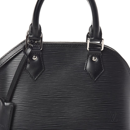 Louis Vuitton Epi Alma BB Black 7 of 9