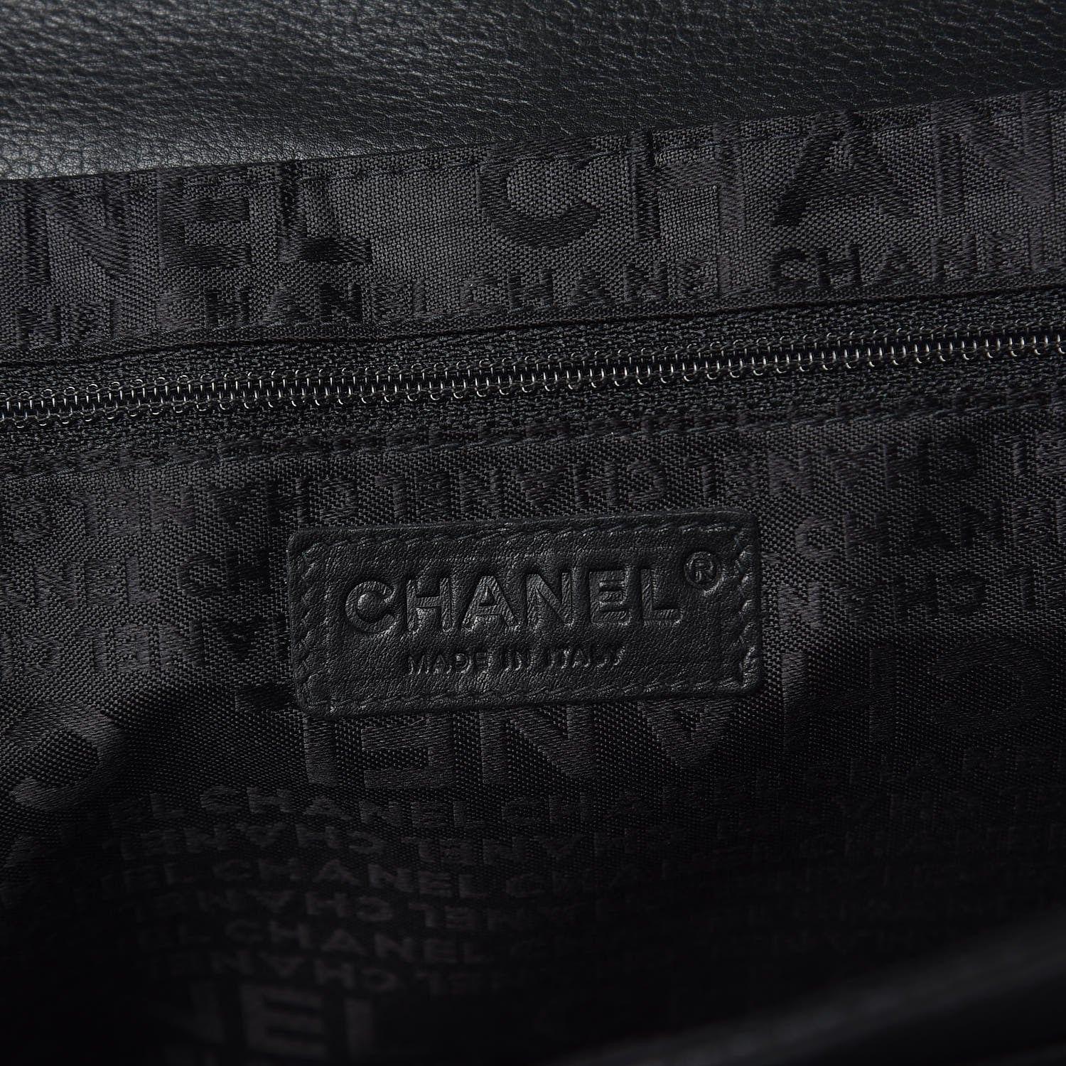 Chanel Caviar Mademoiselle Lock Accordion Flap Black 6 of 13