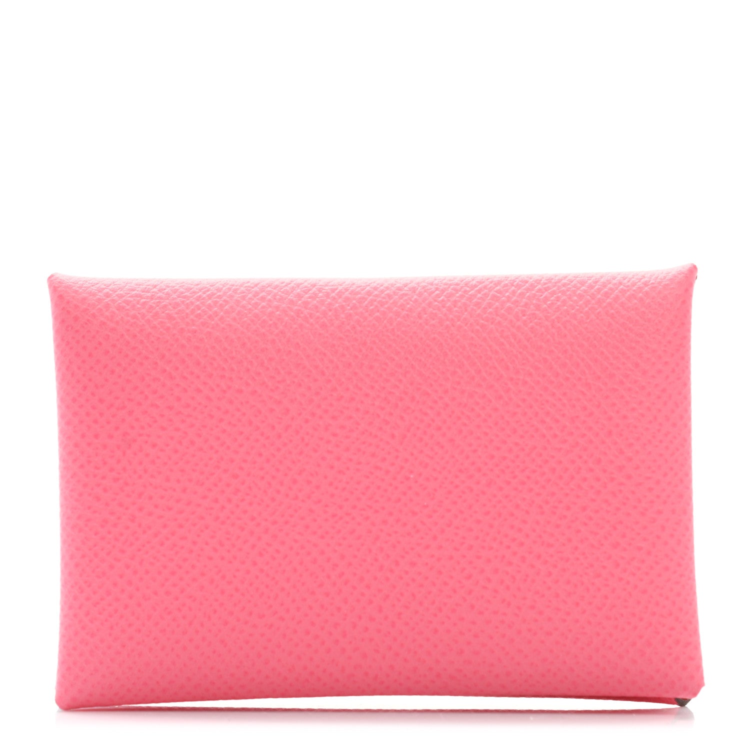 Hermes Epsom Calvi Card Case Rose Azalee 1 of 8