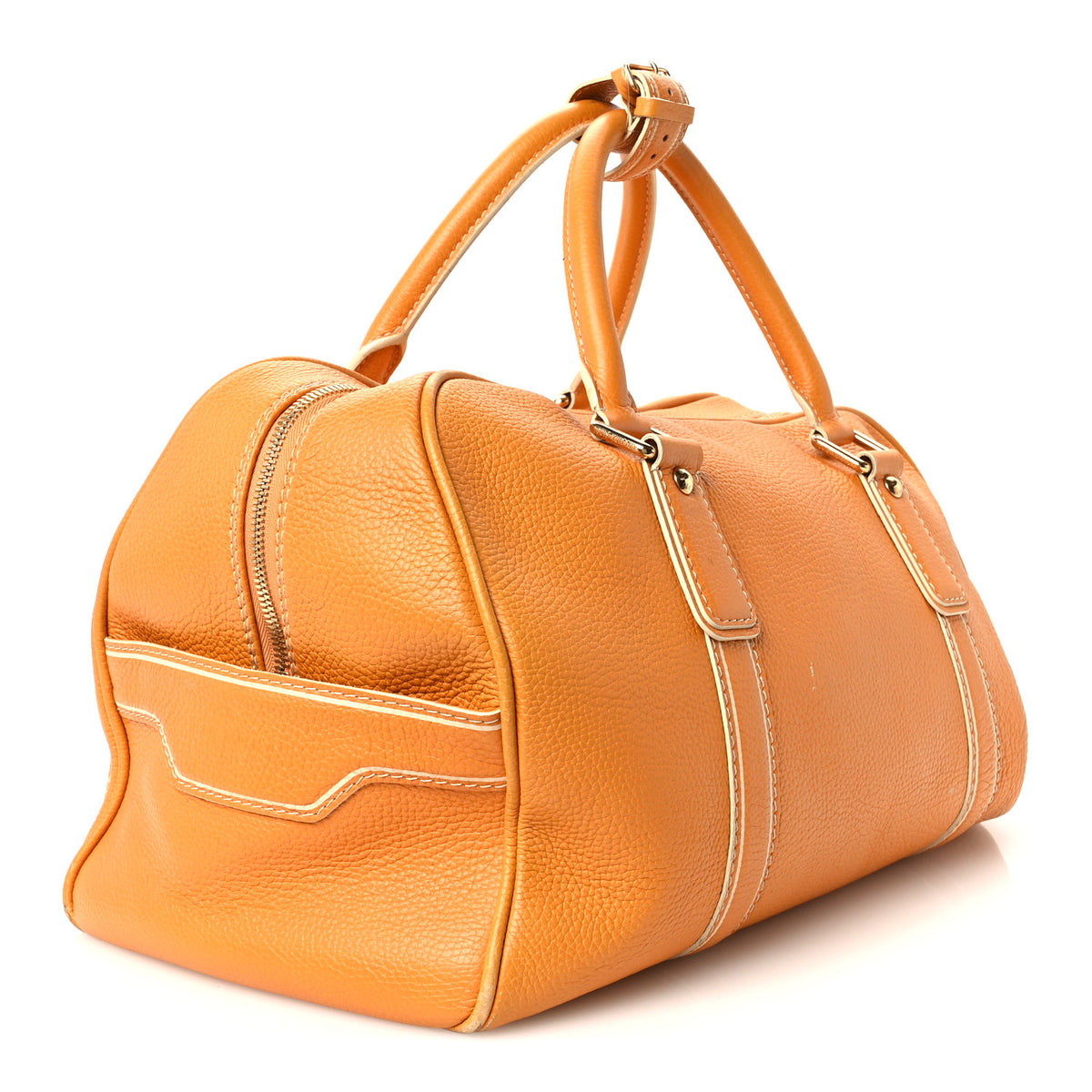 Louis Vuitton Tobago Calfskin Carryall Yellow 3 of 16
