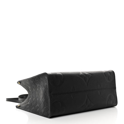 Louis Vuitton Empreinte Monogram Giant Onthego MM Black 4 of 9