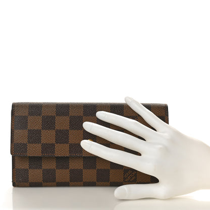 Louis Vuitton LOUIS VUITTON Damier Ebene Sarah Wallet 2 of 9
