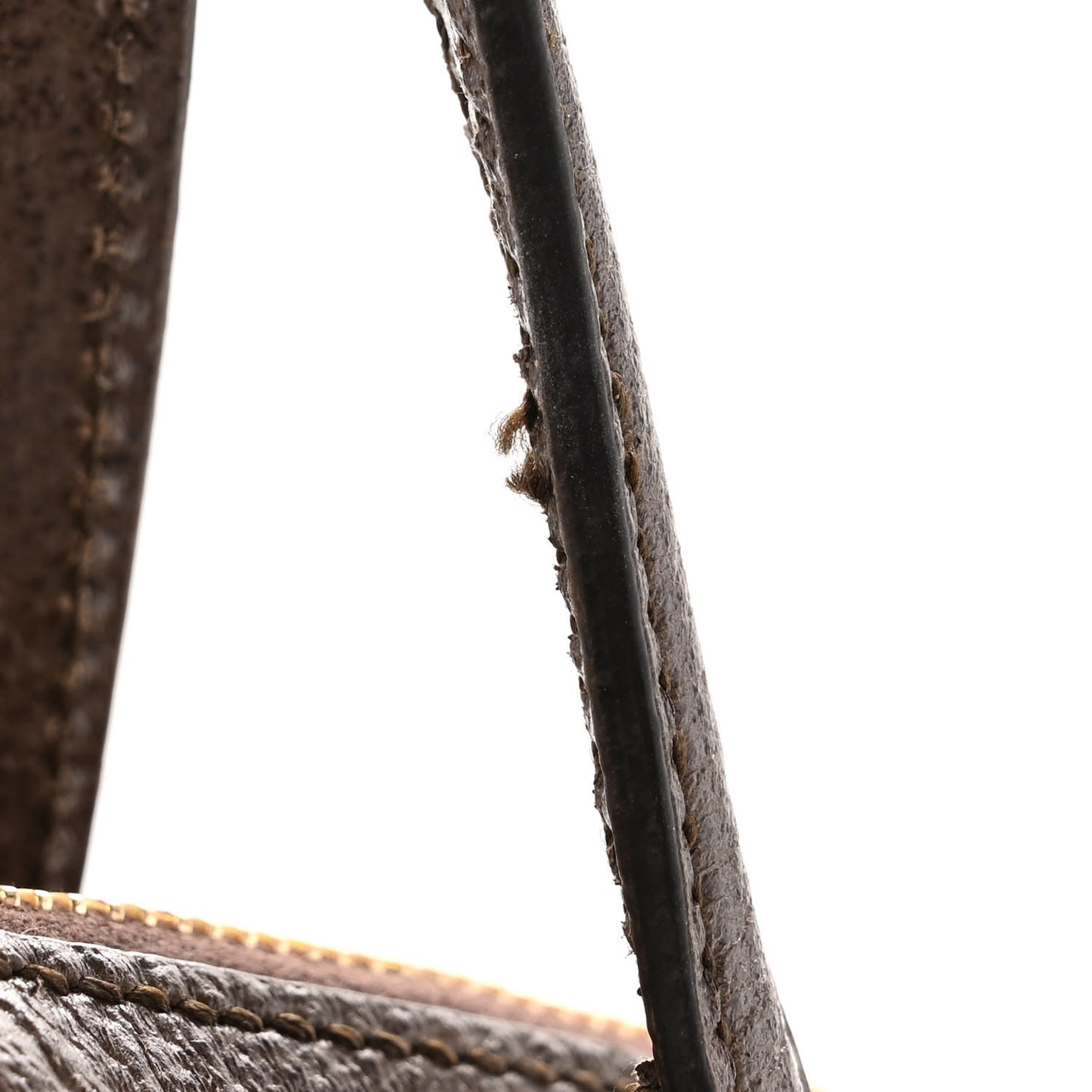 GG Supreme Monogram Web Medium Ophidia Top Handle Dome Bag Brown