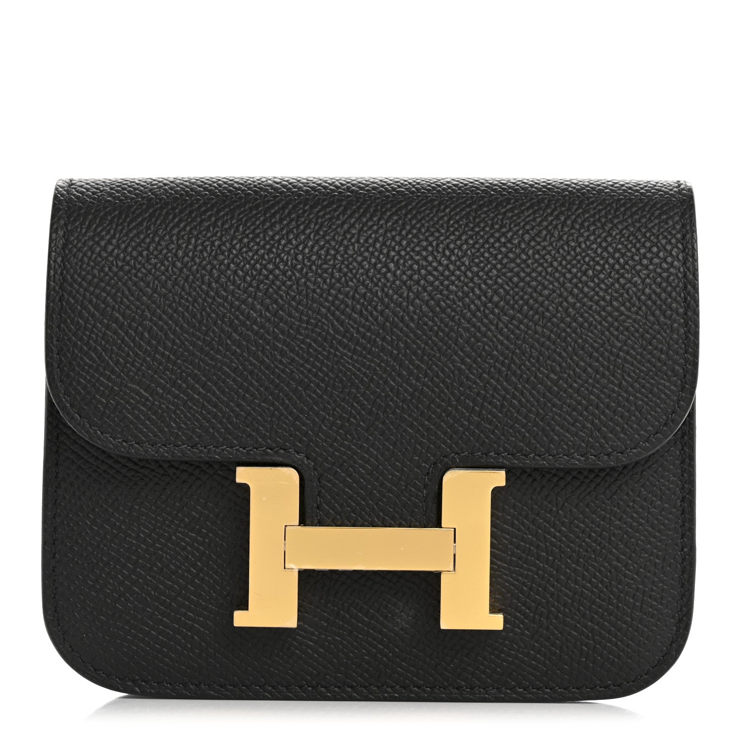 Hermes Epsom Constance Slim Wallet Black 1 of 9
