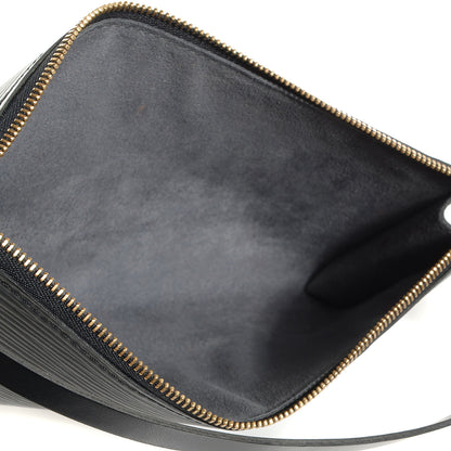 Louis Vuitton Epi Pochette Accessories 24 Black 5 of 7