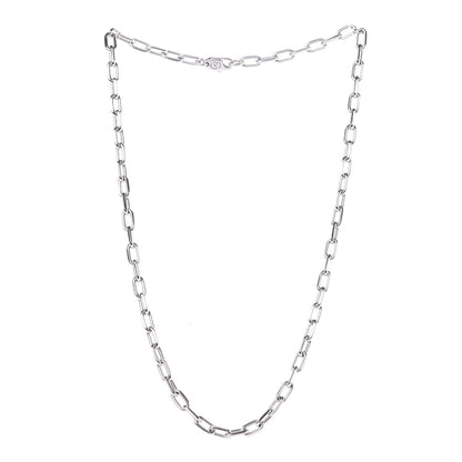 Cartier 18K White Gold 5mm Spartacus Chain Necklace 3 of 5