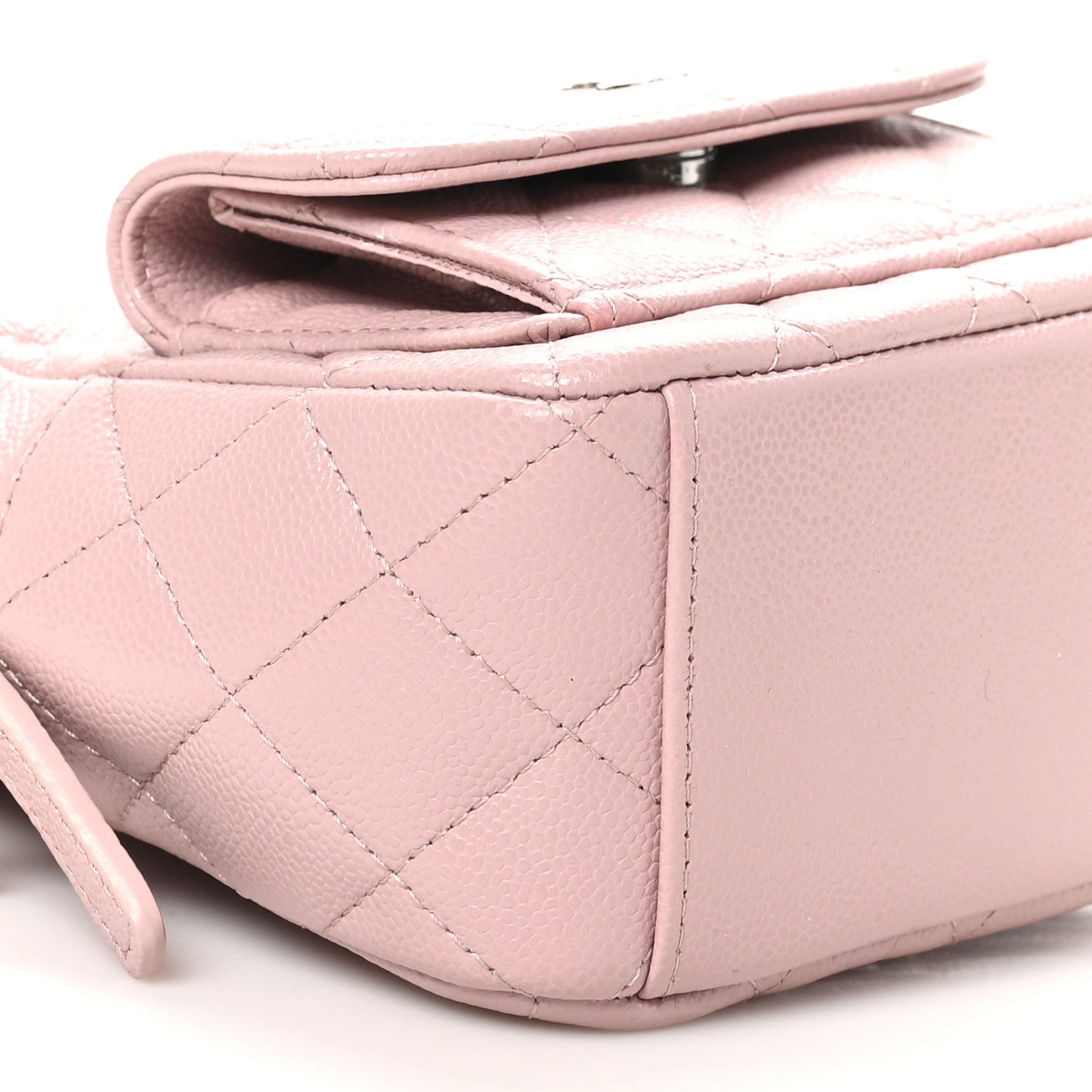 Caviar Quilted CC Mini Classic Backpack Light Pink