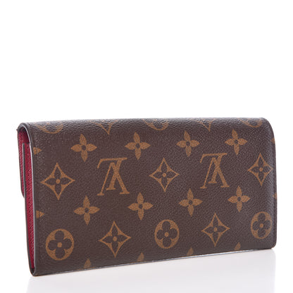 Louis Vuitton Monogram Emilie Wallet Fuchsia 3 of 7