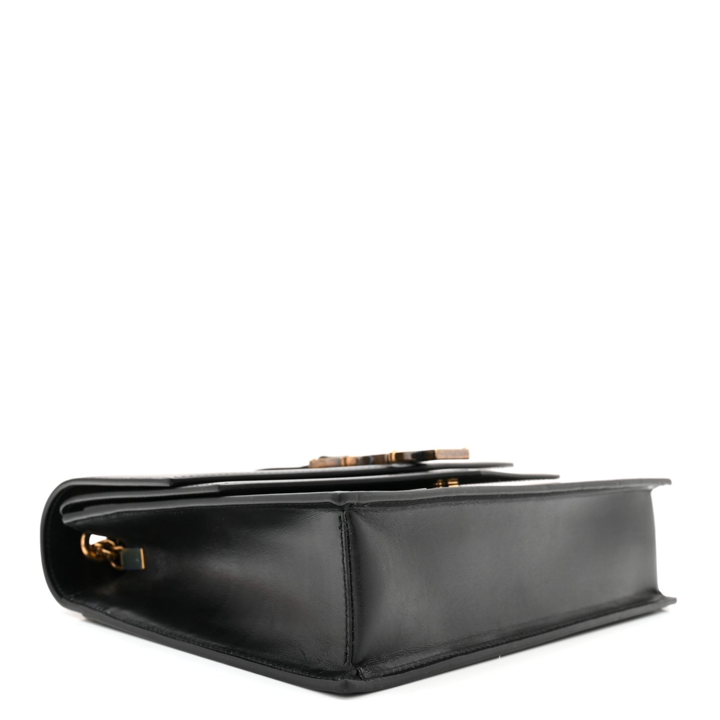 Smooth Calfskin Monogram Medium Sulpice Shoulder Bag Black