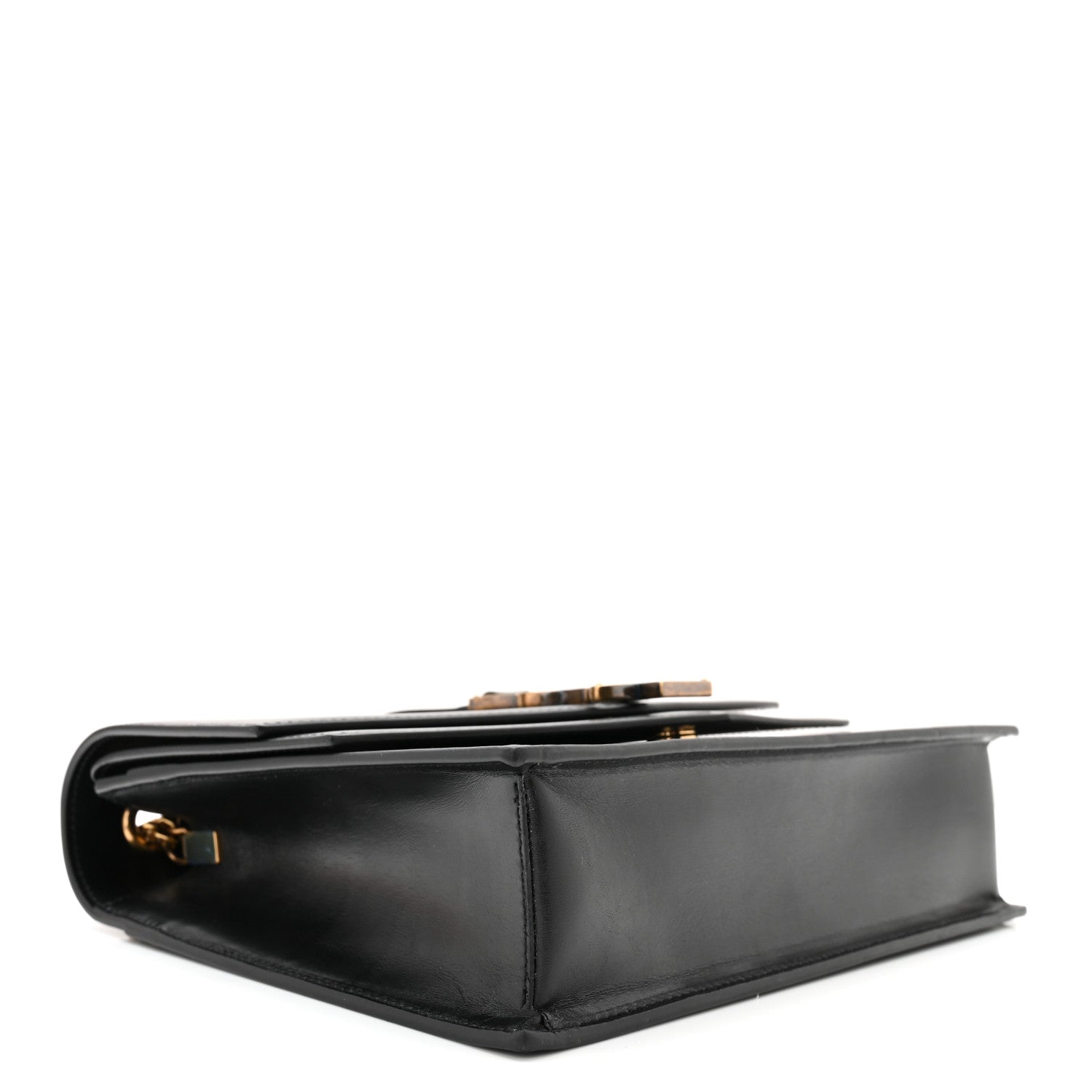 Saint Laurent Smooth Calfskin Monogram Medium Sulpice Shoulder Bag Black 4 of 10