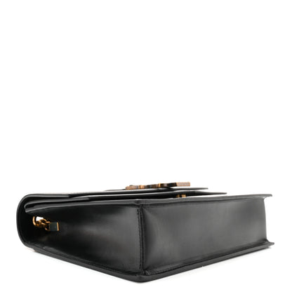 Saint Laurent Smooth Calfskin Monogram Medium Sulpice Shoulder Bag Black 4 of 10