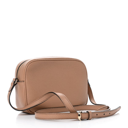 Gucci Pebbled Calfskin Small Soho Disco Bag Rose Beige 2 of 4