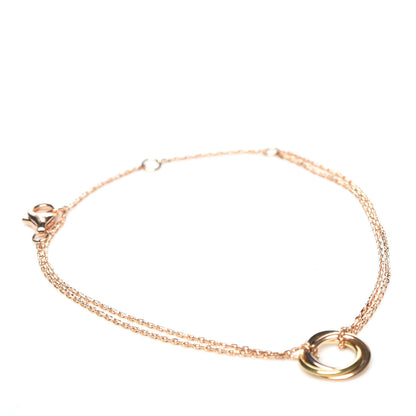 Cartier 18K Pink Yellow White Gold Trinity Bracelet 1 of 5
